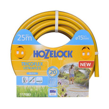 Hozelock - Tuyau d'arrosage Tricoflex 25m, Diamètre Ø 15 mm - Image 1