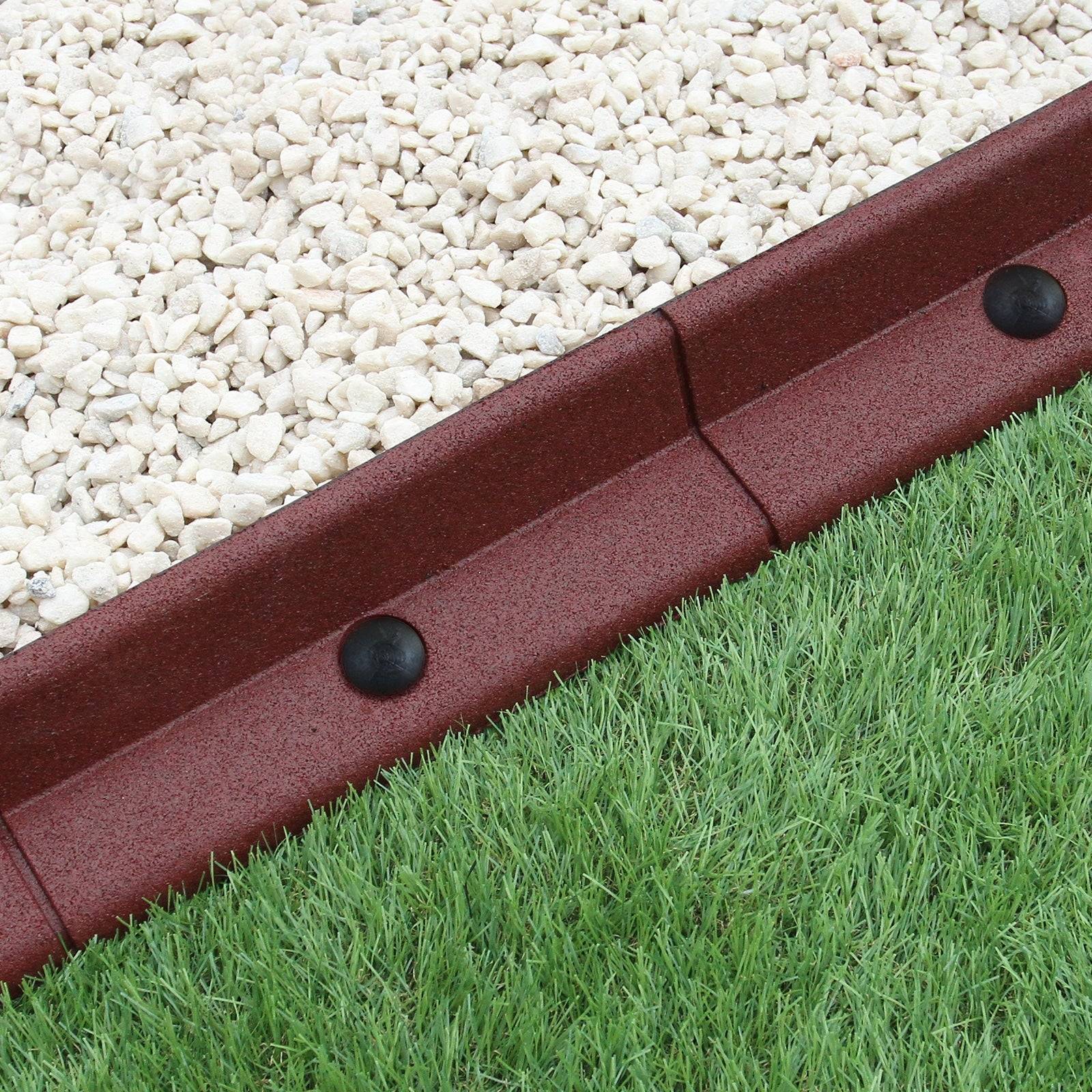 Monstershop - Bordures de Pelouse Flexibles 1.2m Terracotta x 18 - Imagen 2