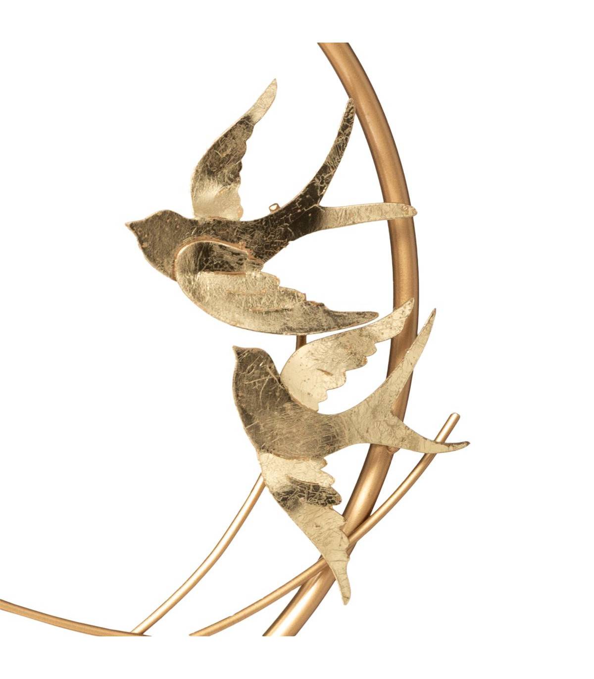 Objet décoratif Oiseau en Métal Or H 36 cm - Imagen 2