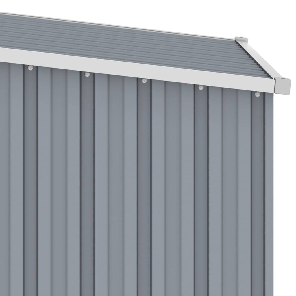 Helloshop26 - Abri de jardin cabane cabanon maison de stockage remise extérieur hangar outils robuste 87 x 98 x 159 cm acier galvanisé gris - Imagen 6