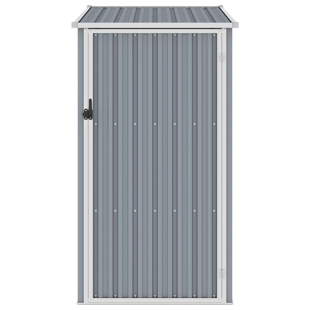 Helloshop26 - Abri de jardin cabane cabanon maison de stockage remise extérieur hangar outils robuste 87 x 98 x 159 cm acier galvanisé gris - Imagen 2