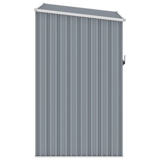 Helloshop26 - Abri de jardin cabane cabanon maison de stockage remise extérieur hangar outils robuste 87 x 98 x 159 cm acier galvanisé gris - Imagen 3