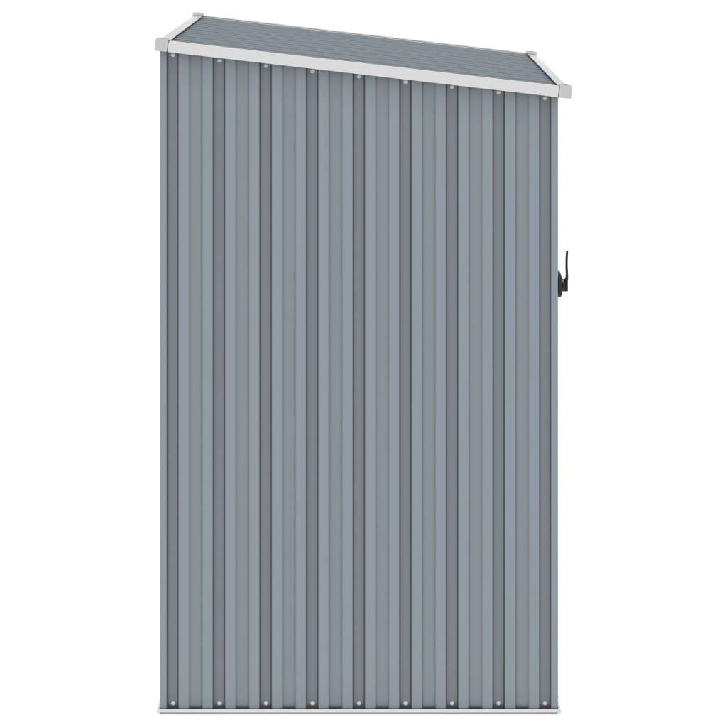 Helloshop26 - Abri de jardin cabane cabanon maison de stockage remise extérieur hangar outils robuste 87 x 98 x 159 cm acier galvanisé gris - Imagen 3