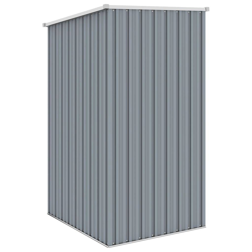 Helloshop26 - Abri de jardin cabane cabanon maison de stockage remise extérieur hangar outils robuste 87 x 98 x 159 cm acier galvanisé gris - Imagen 4