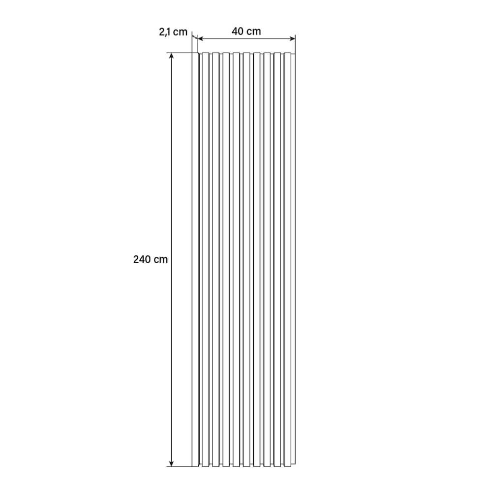 Home Deluxe - HOME DELUXE Panneau mural Panneau acoustique SONIC Light Oak - 240 x 40 cm, 0,96 m² - | Panneaux muraux acoustiques, mur à lamelles, panneaux - Image 6