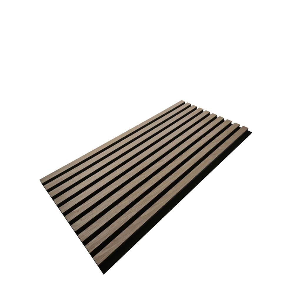Home Deluxe - HOME DELUXE Panneau mural Panneau acoustique SONIC Light Oak - 240 x 40 cm, 0,96 m² - | Panneaux muraux acoustiques, mur à lamelles, panneaux - Image 5