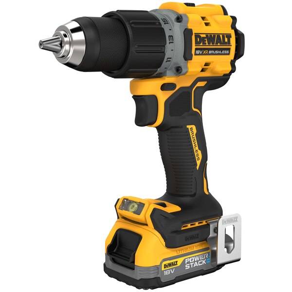 Dewalt - Perceuse visseuse compacte XR 18V 1.7Ah Li-Ion brushless Powerstack DEWALT - DCD800E2T-QW - Imagen 2