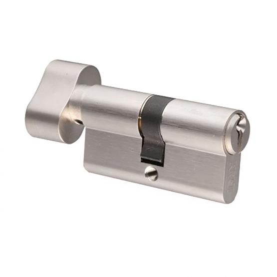 Cylindre bouton profil européen F5S Laiton 30b x 30 Entrouvrant KA2 - Ifam 1406 - Imagen 1