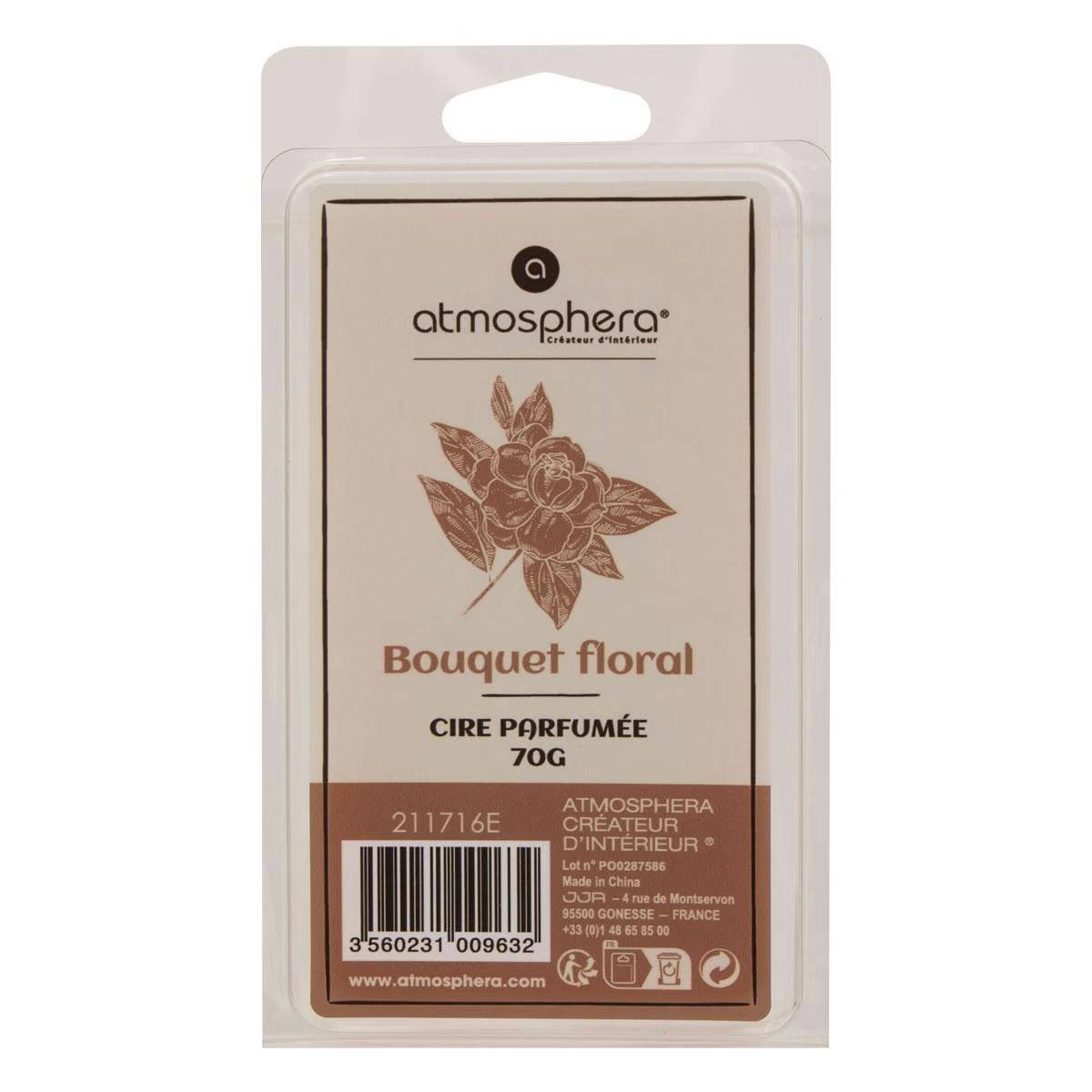 Cire Parfumée à Brûler "Laura" 70g Bouquet Floral - Image 2