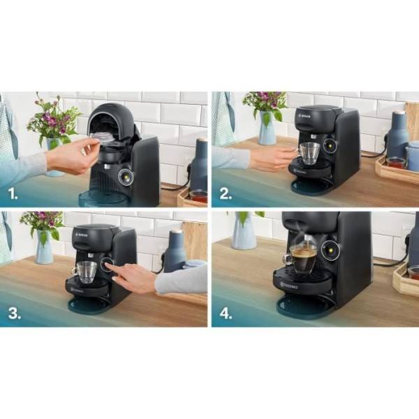Bosch - Machine a Cafe  multi-boissons - BOSCH - TASSIMO - T16 Finesse noir - 1400 W - Image 5
