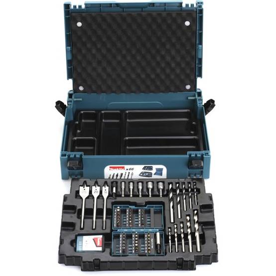 Coffret ensemble d'accessoires MAKITA 66 pièces en coffret MAK-PAC - B-43044 - Image 1