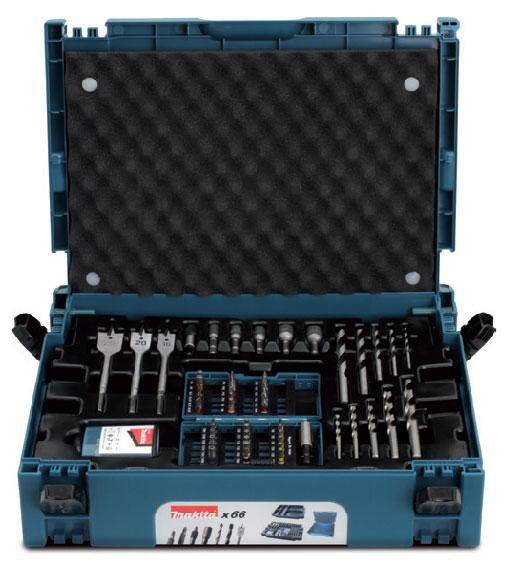 Coffret ensemble d'accessoires MAKITA 66 pièces en coffret MAK-PAC - B-43044 - Image 2