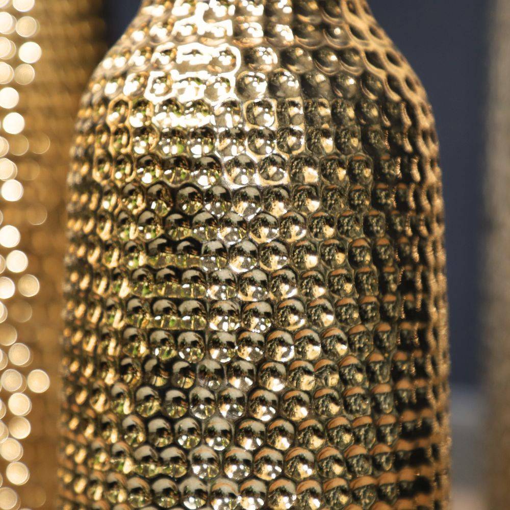 Vase en céramique doré 11 x 30.5 Ø ouv 2,5 Chemin de campagne - Imagen 5