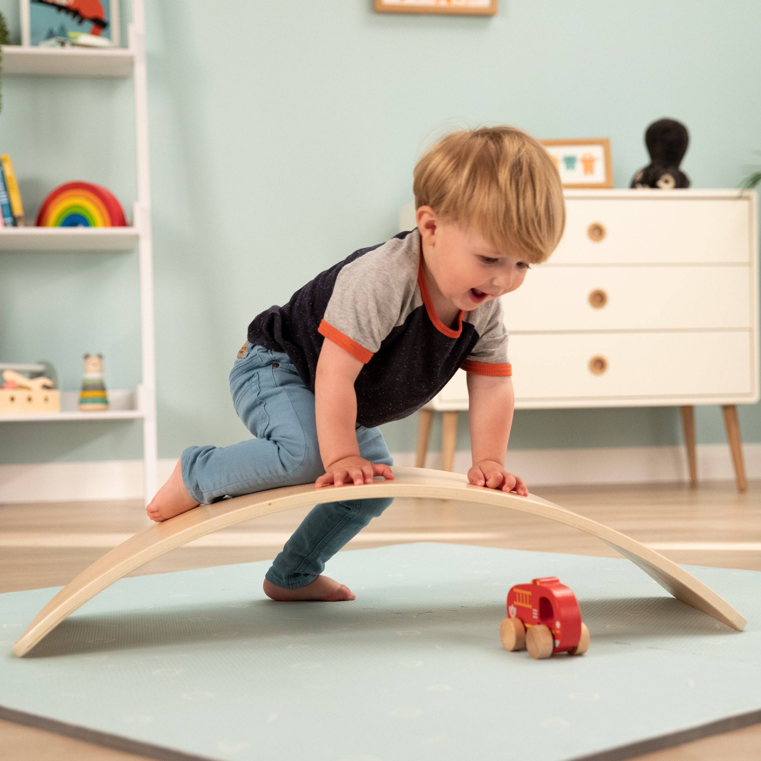 Tp Toys - Planche d'equilibre montessori fsc 81 x 30 x 18 cm - Imagen 3