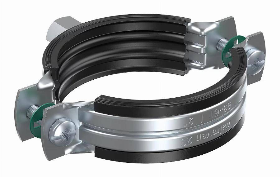 Colliers 2S avec isogaine WALRAVEN M8/10 Ø38-46 mm - Caoutchouc EPDM - 33435046 - Image 1