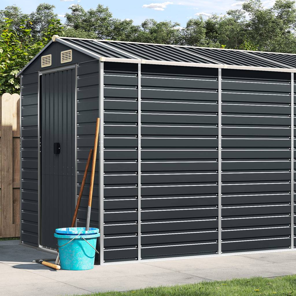 Vidaxl - Abri de jardin anthracite 191x810x198 cm acier galvanisé vidaXL 3188261