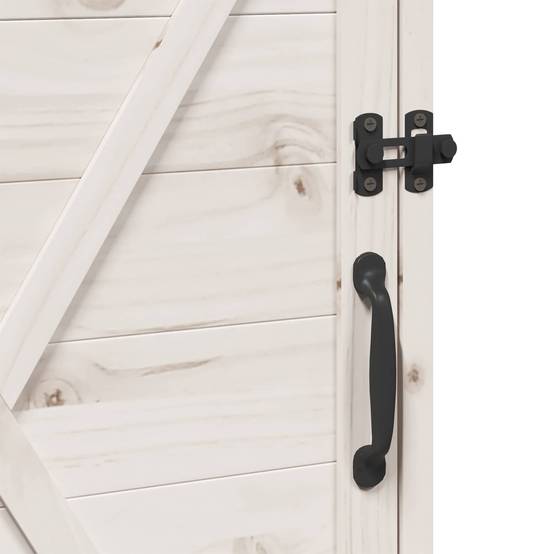 PANGIVO - Abri de jardin bois de sapin blanc 59.5 x 56 x 113.5 cm - PANGIVO - Image 9