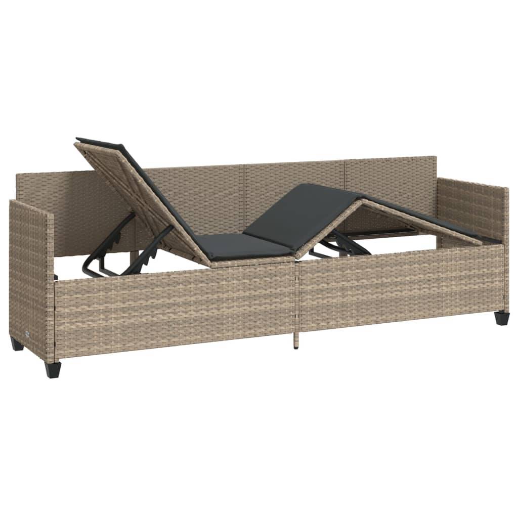 Chaise de Jardin Relaxante Résine Tressée Gris Clair Ajustable – ComfortXL Outdoor Living - Image 4