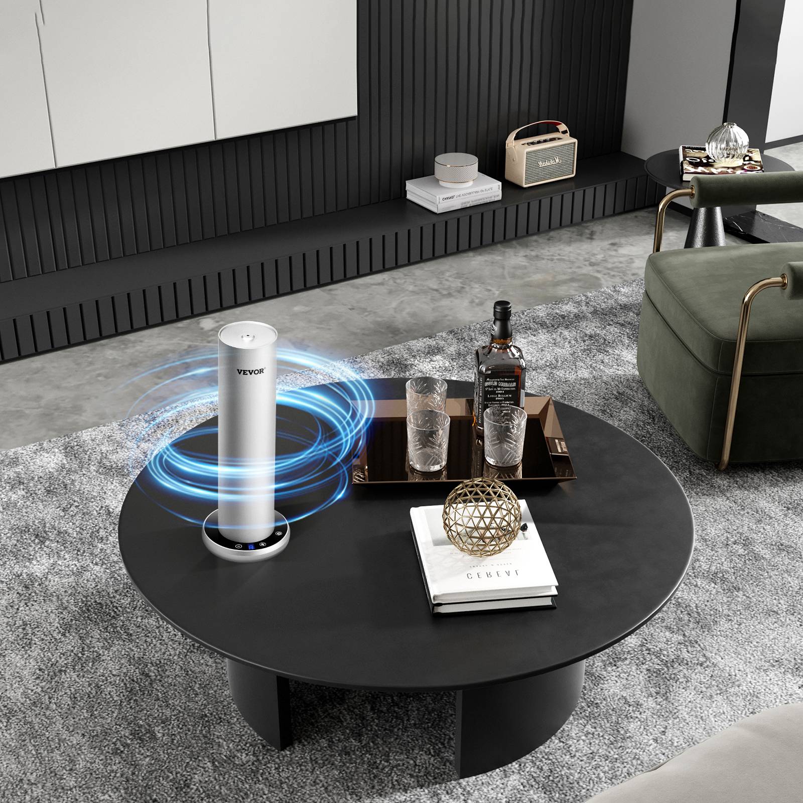 VEVOR Scent Air Machine 120 ml Diffuseur d'air froid Bluetooth 1000 pieds carrés sans eau - Image 8