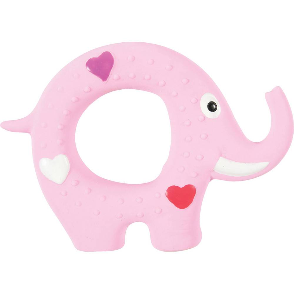 Animallparadise - jeux en latex PUPPY Éléphant.  11 cm. pour chiots. - Imagen 1