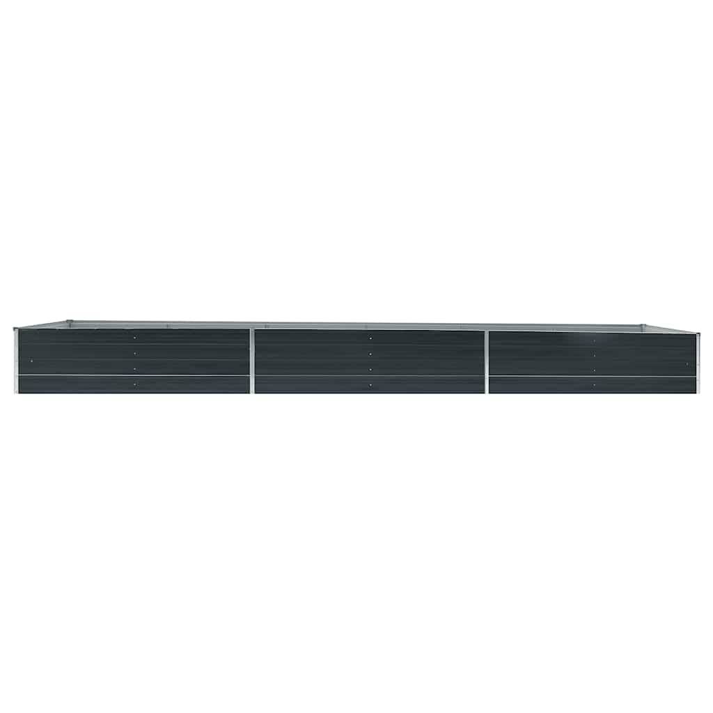 Vidaxl - Lit surélevé de jardin Acier galvanisé 480x80x45 cm Anthracite vidaXL 47067 - Image 9