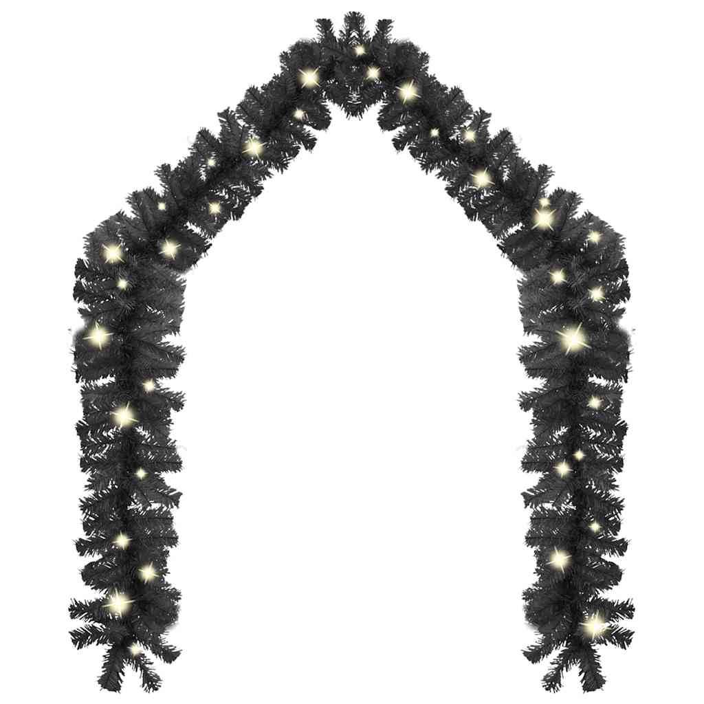Guirlande de Noël Lumineuse PVC Décoration Fêtes 150 LED Noir 10 m – ComfortXL Outdoor Living - Image 3