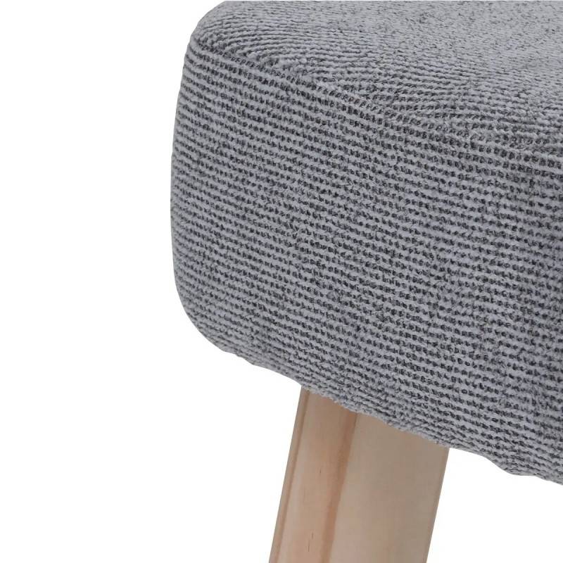 Tabouret 36 cm Thena gris Atmosphera - Imagen 2