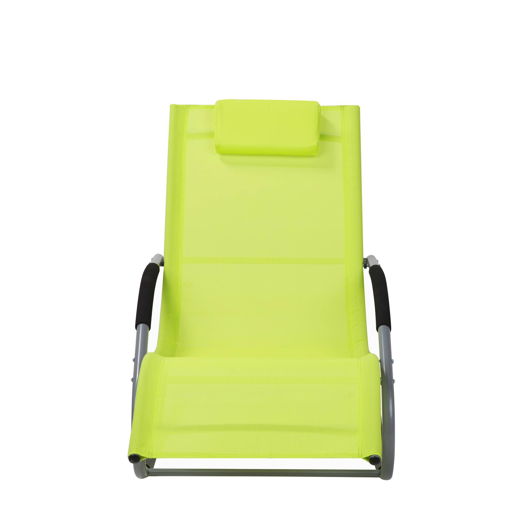 Beliani - Chaise longue Acier Vert citron CARANO - Beliani - Imagen 7