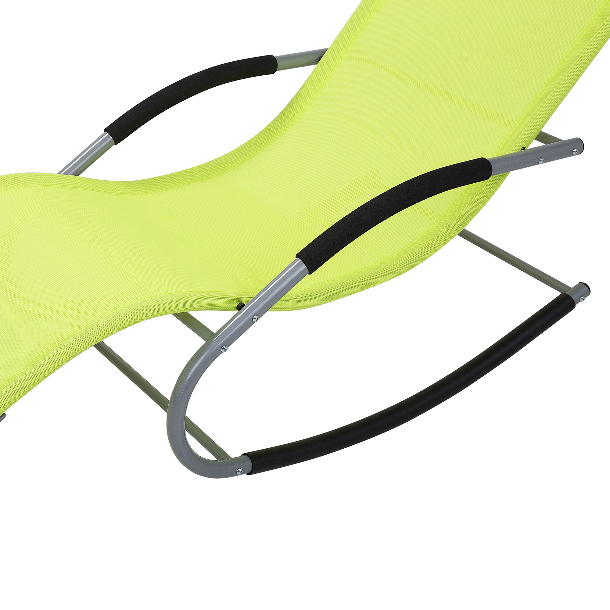 Beliani - Chaise longue Acier Vert citron CARANO - Beliani - Imagen 10