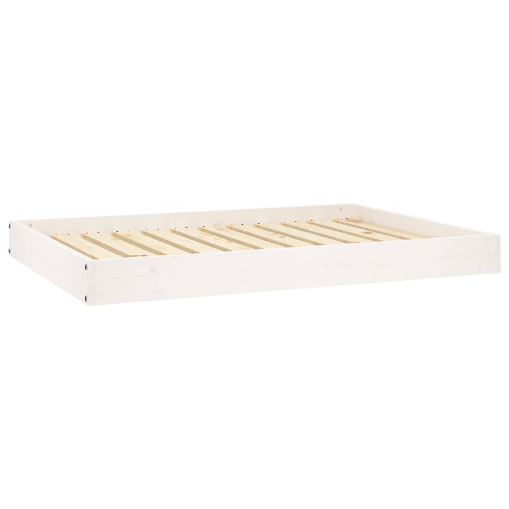 ComfortXL - Très Grand Lit Chien en Bois de Pin Cadre Robuste pour Grand Gabarit Blanc 101,5x74 cm - ComfortXL Pet Living - Image 2