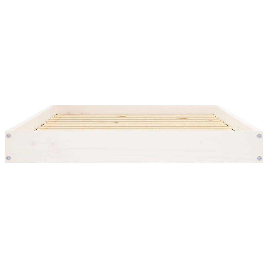 ComfortXL - Très Grand Lit Chien en Bois de Pin Cadre Robuste pour Grand Gabarit Blanc 101,5x74 cm - ComfortXL Pet Living - Image 4