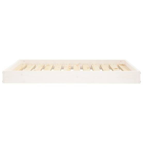 ComfortXL - Très Grand Lit Chien en Bois de Pin Cadre Robuste pour Grand Gabarit Blanc 101,5x74 cm - ComfortXL Pet Living - Image 3