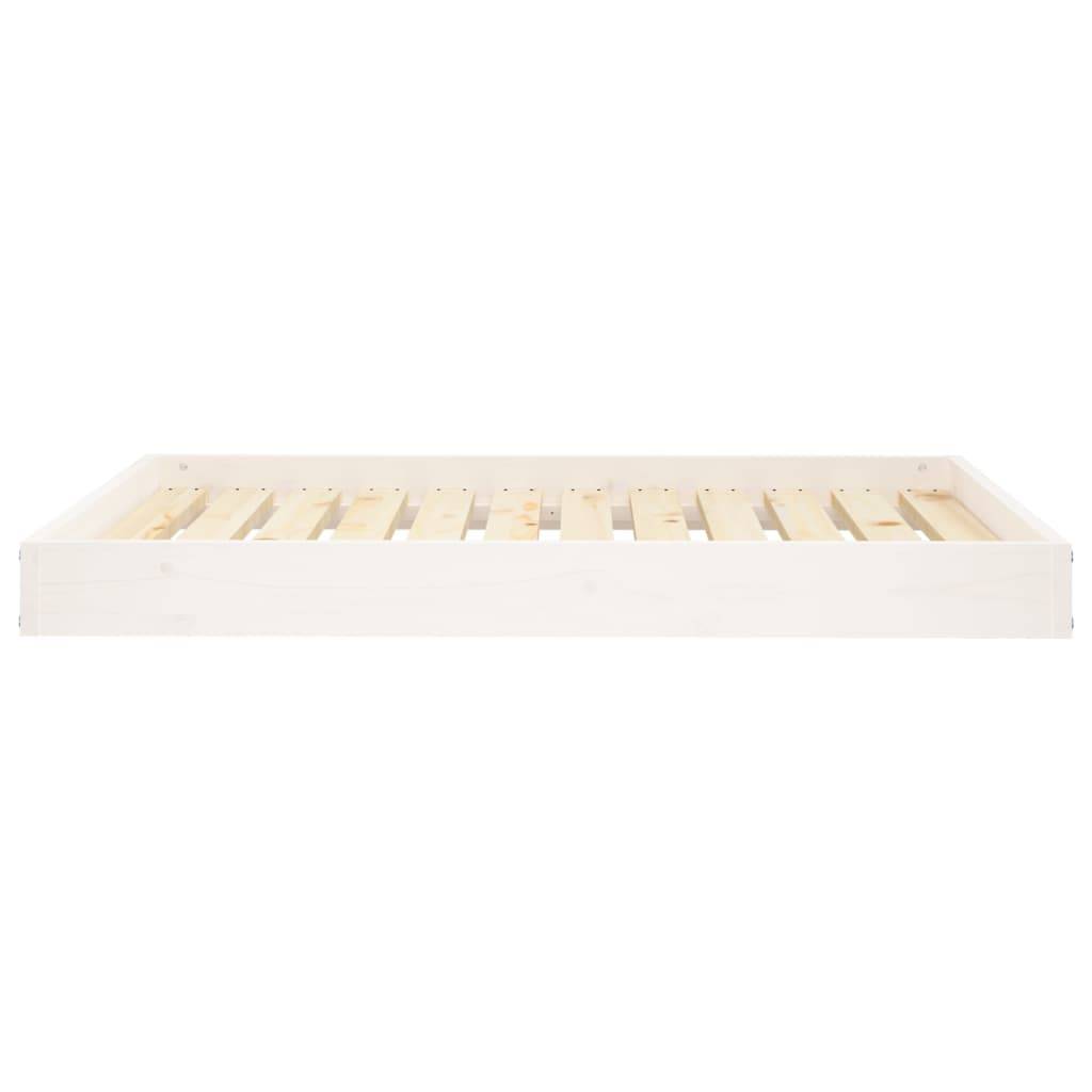 ComfortXL - Très Grand Lit Chien en Bois de Pin Cadre Robuste pour Grand Gabarit Blanc 101,5x74 cm - ComfortXL Pet Living - Image 3