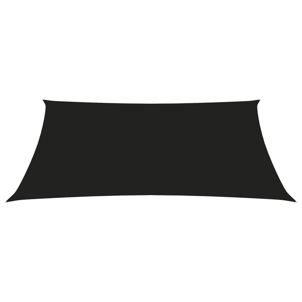 Helloshop26 - Voile toile d'ombrage parasol tissu oxford rectangulaire 2,5 x 3,5 m noir - Imagen 2