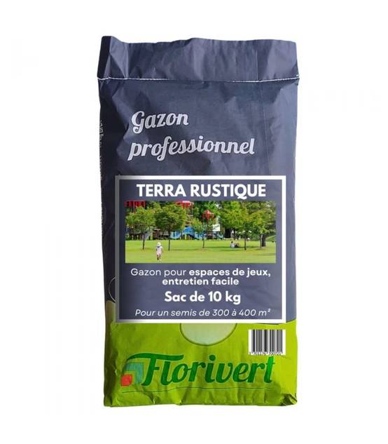 Gazon à semer Terra Rustique 10 kg pour peu d'entretien et bel aspect estival - Florivert 1201636 - Image 1