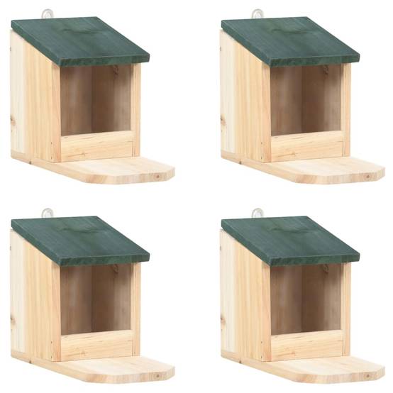 ComfortXL - Lot de 4 Mangeoires pour Écureuils en Bois de Sapin Station d'Alimentation – ComfortXL Pet Living - Image 1