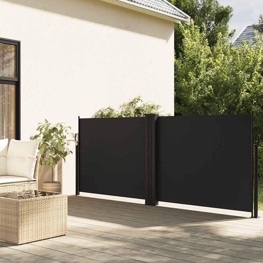 Store banne | Auvent latéral rétractable noir 120x600 cm Maison Chic - Image 2