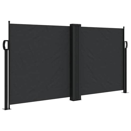 Store banne | Auvent latéral rétractable noir 120x600 cm Maison Chic - Image 1