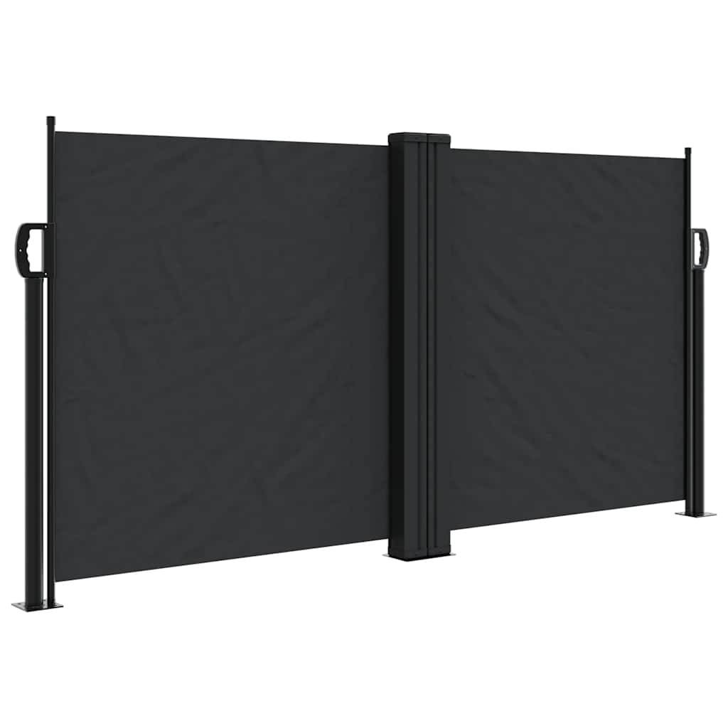 Store banne | Auvent latéral rétractable noir 120x600 cm Maison Chic - Image 1