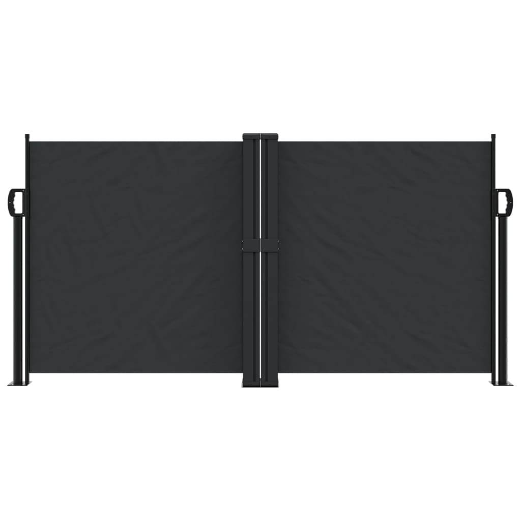 Store banne | Auvent latéral rétractable noir 120x600 cm Maison Chic - Image 3