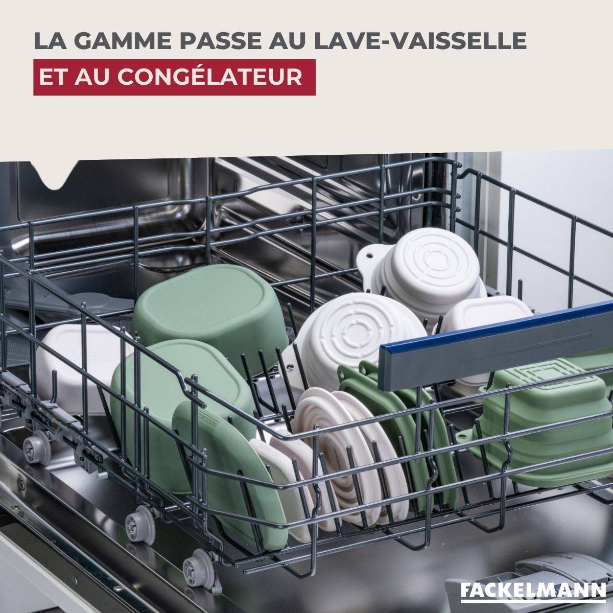 Lot de 2 lunch box 1L avec 2 ustensiles de cuisine Fackelmann Storage - Image 6