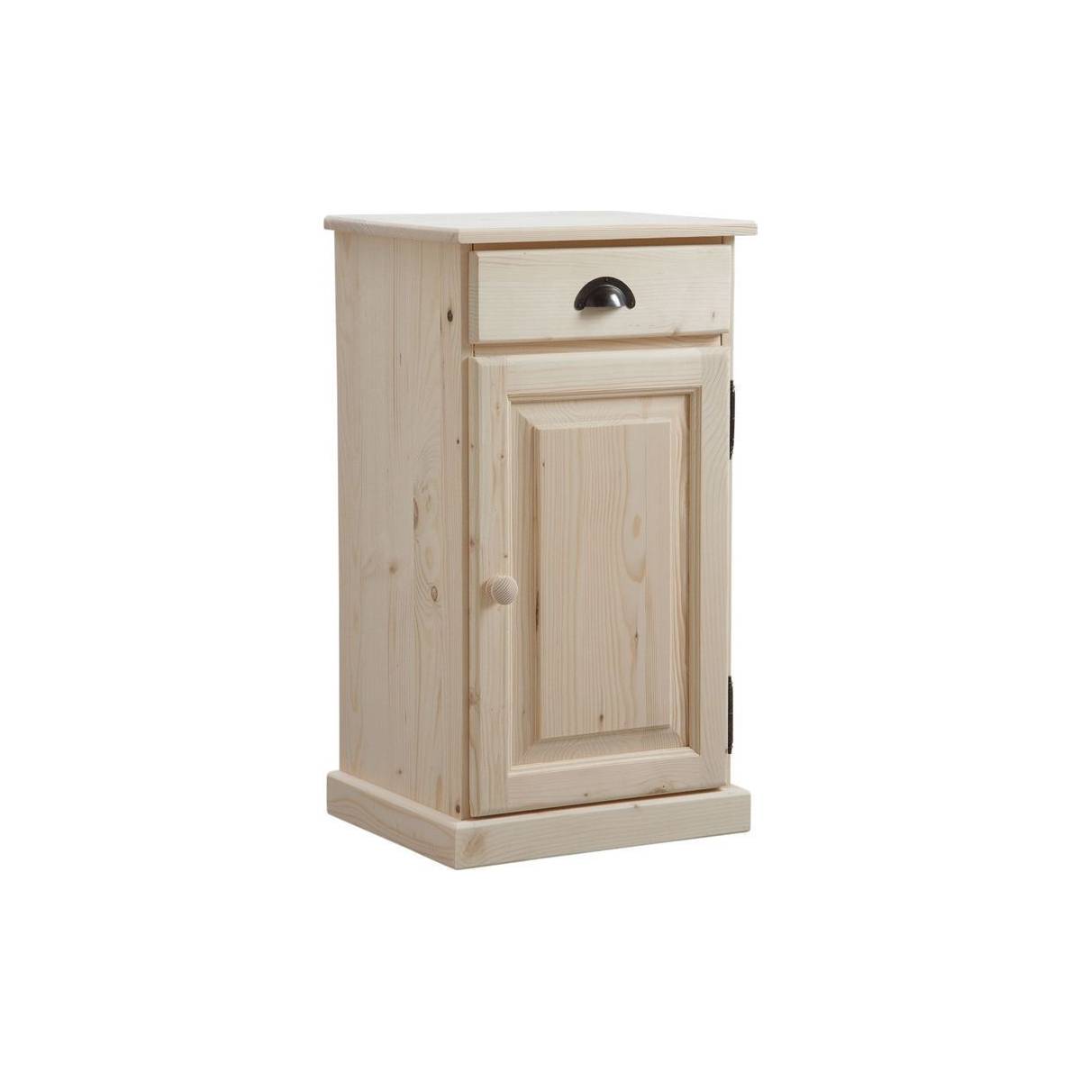 Aubry Gaspard - Confiturier en bois brut 1 tiroir 1 porte - Imagen 1