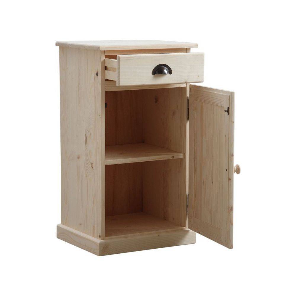 Aubry Gaspard - Confiturier en bois brut 1 tiroir 1 porte - Imagen 4