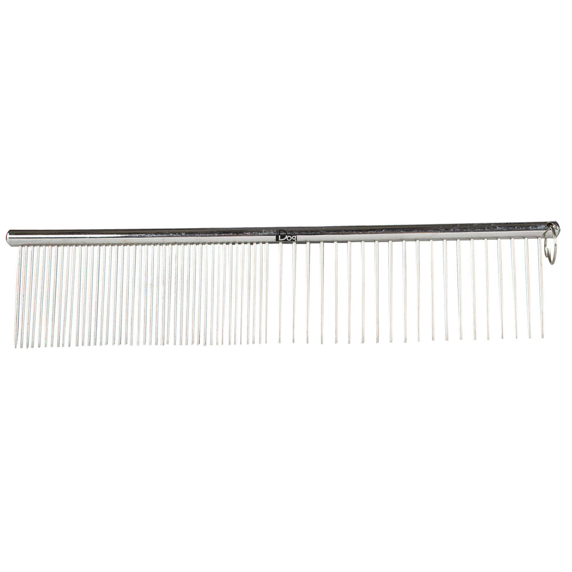 Peigne double en inox IdealDog : 19 cm IDEALDOG