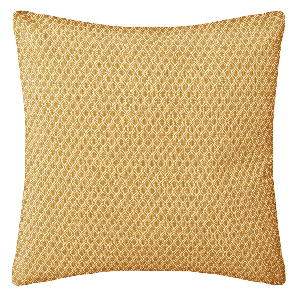 Atmosphera - Coussin motifs "Otto" jaune 38x38cm - Atmosphera Créateur d'intérieur - Imagen 2
