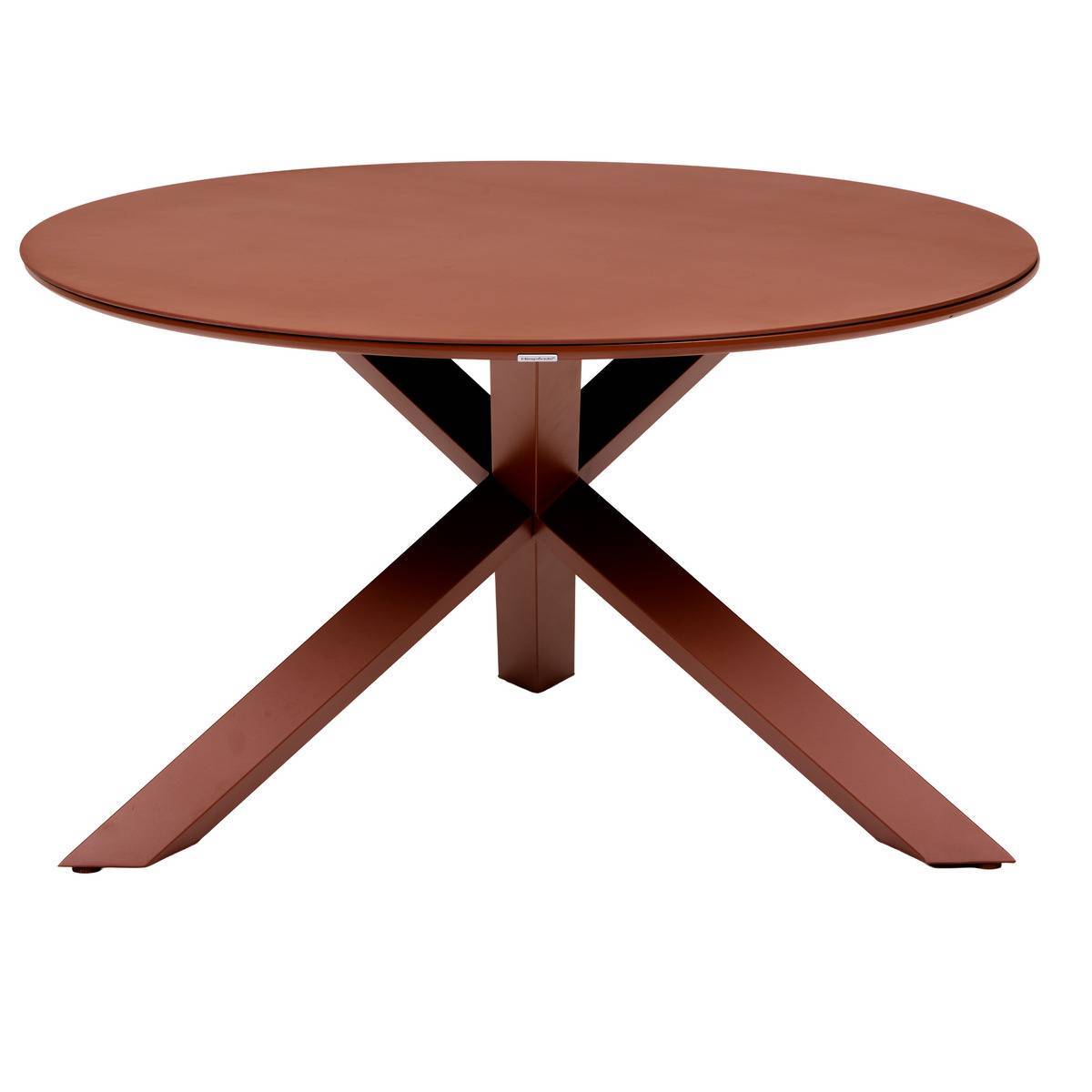 Hesperide - Table de jardin 6 places Oryon D130cm acajou - Hespéride - Image 2