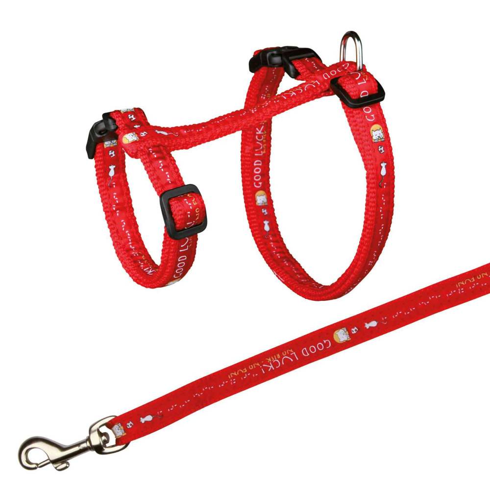 Trixie - Harnais XXL avec laisse pour grand chat 34-57 cm/13 mm couleur aléatoire - Imagen 1