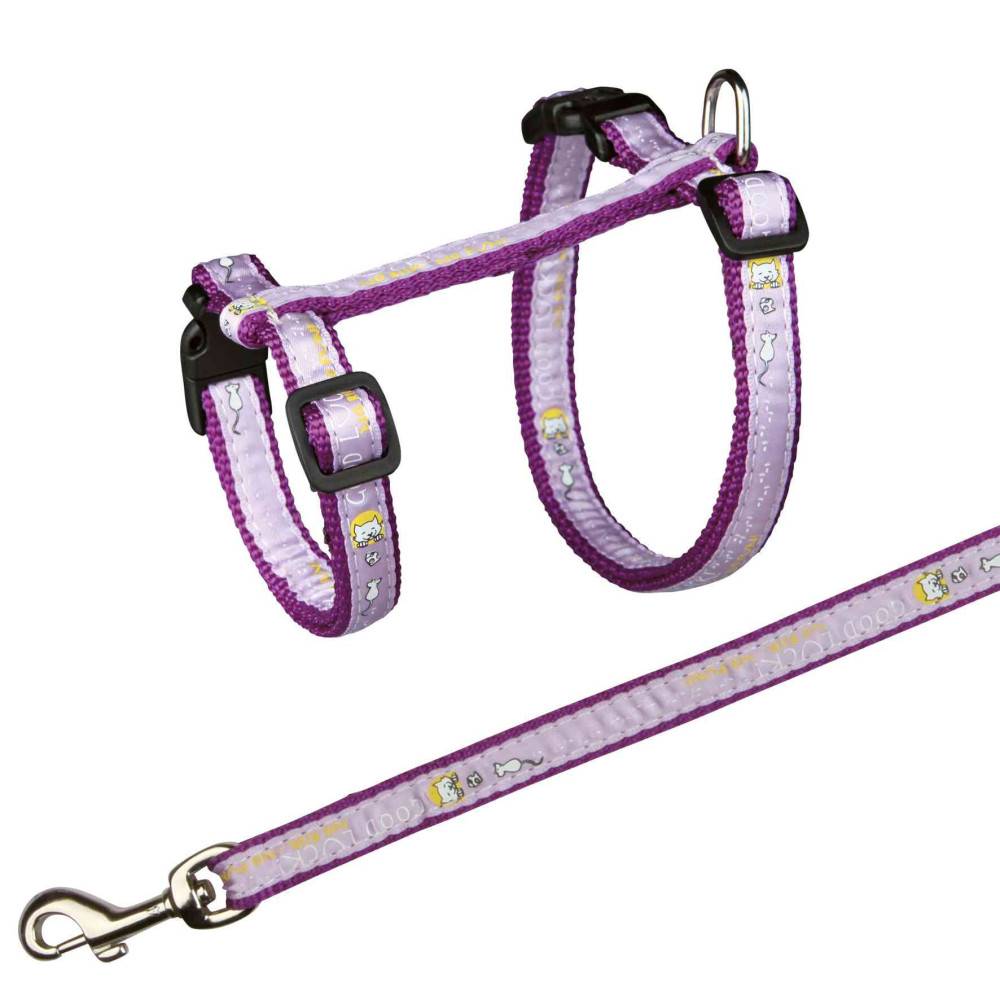 Trixie - Harnais XXL avec laisse pour grand chat 34-57 cm/13 mm couleur aléatoire - Imagen 2
