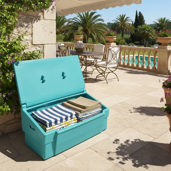 Coffre de jardin 100l -plast'up rotomoulage - Imagen 3