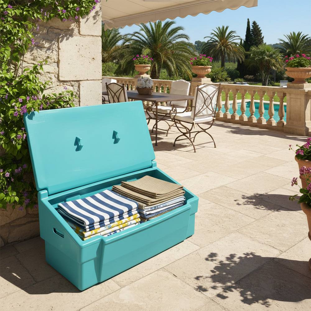 Coffre de jardin 100l -plast'up rotomoulage - Imagen 3